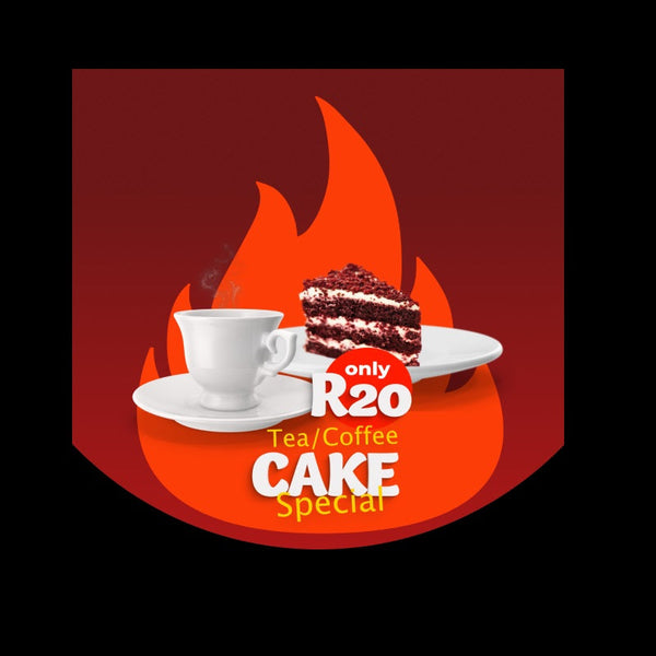 Hot Beverage Combo (Tea/Coffee & Cake)
