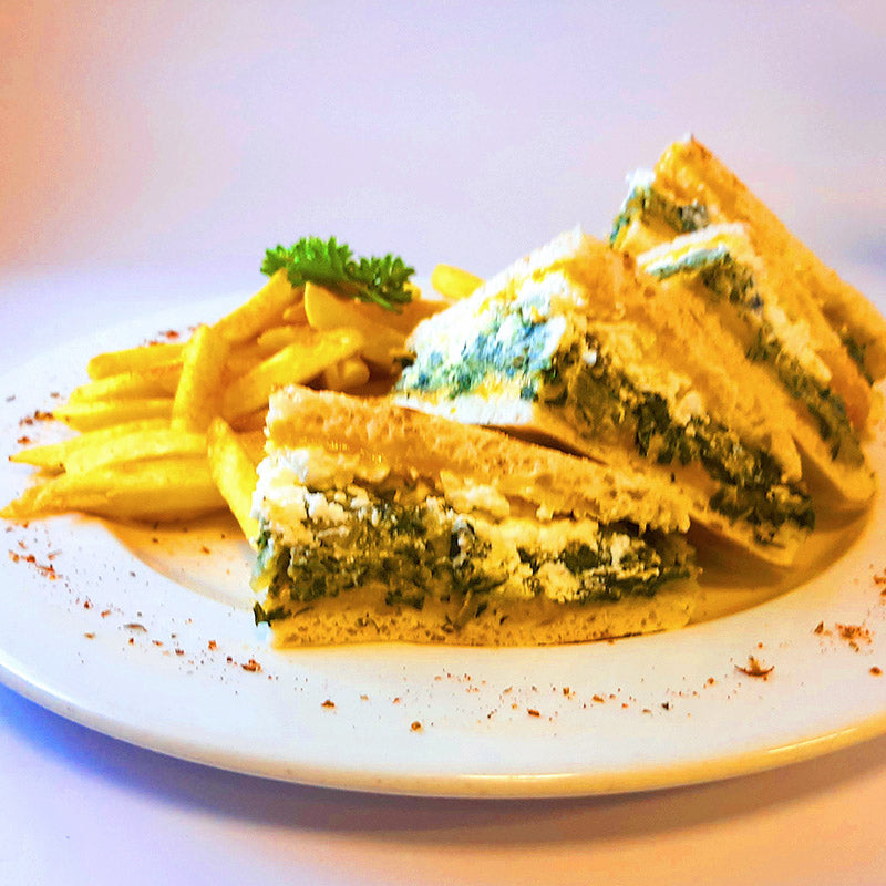 Creamed Spinach & Feta Tramezzini